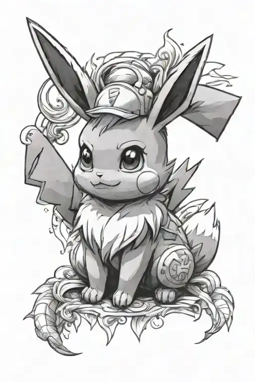 Eevee Pikachu Pokemon