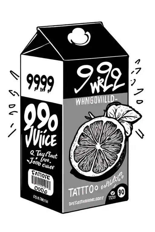 Juice Box With 999 Juice Wrld
