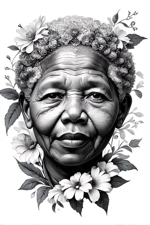 Flowers And Mandela
