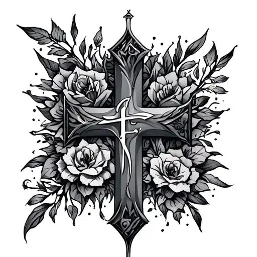 Llf With A Cross Surrounded