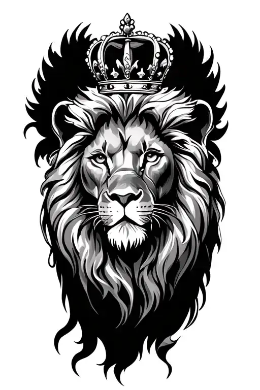 Lion With Crown