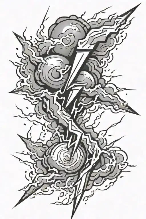 Power And Thunder And Lightning Bolt