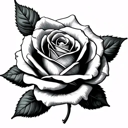 Tattoo That Has The Name Nelly Inside A Rose For The Distal Flange Of The Thumb