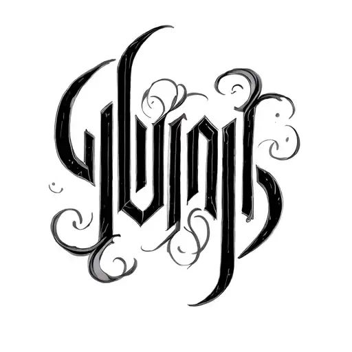 Two Word Ambigram Generator
