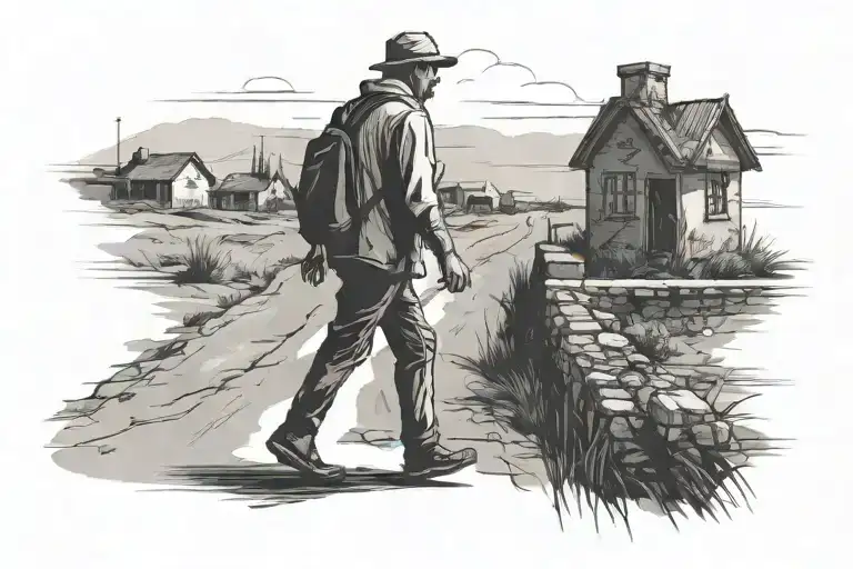 Lonely Man Walking