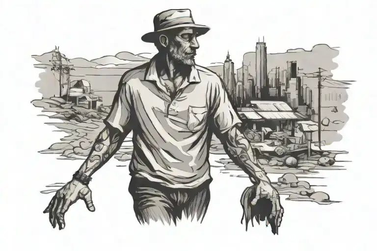 Lonely Man Walking