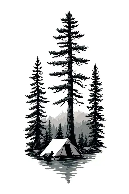 Trees And Camping