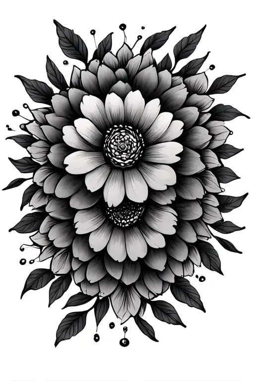 Mandala With Flowers