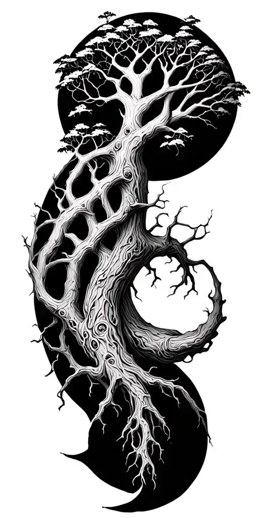 Yggdrasil Tree Intertwined