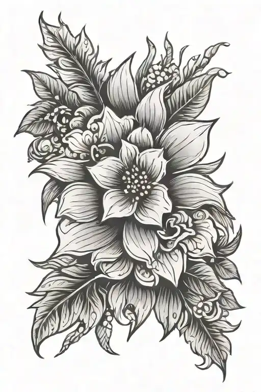 Simple Bracelet With Thorn Flower