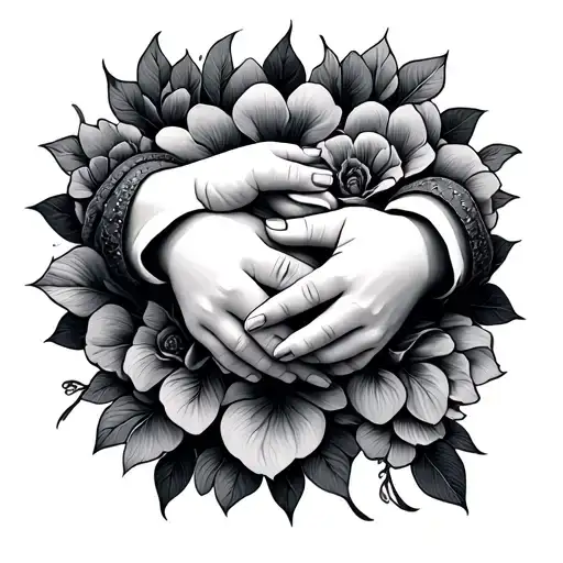 Infant Hands Holding