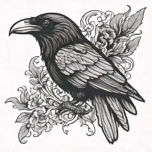 Raven Side Head Profile Holding