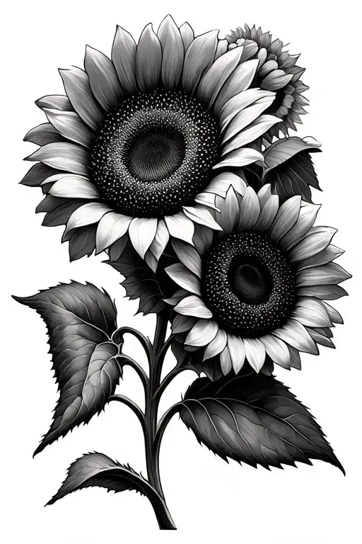 Sunflowers Blooming