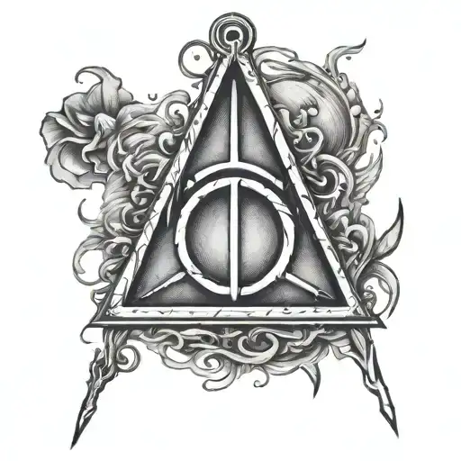 Deathly Hallows Symbol Creative