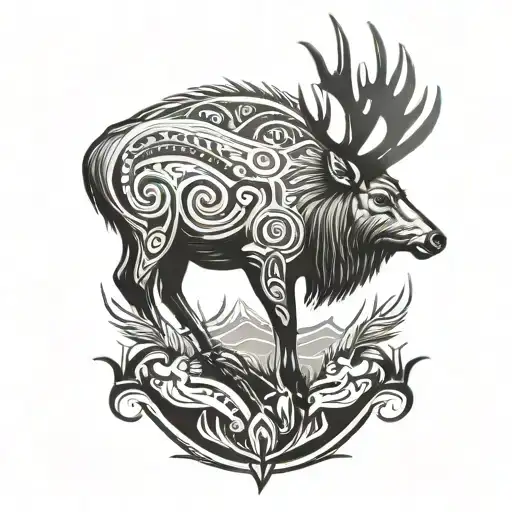 Elk Tribal