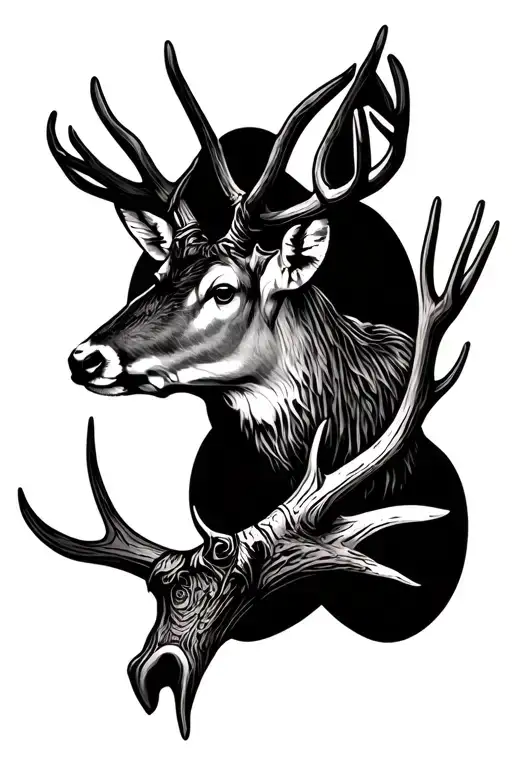 Deer Antler With Nordic Style