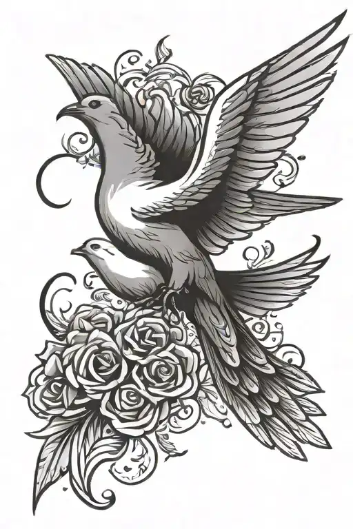 Dove Fly Chain Autograph