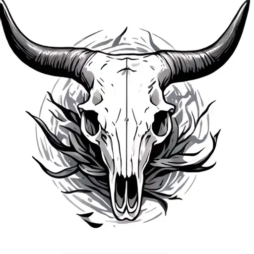 Longhorn Skull