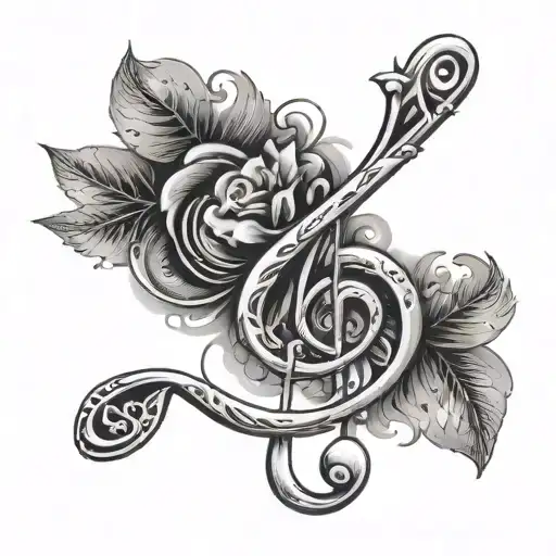 Treble Clef And Reunion Island