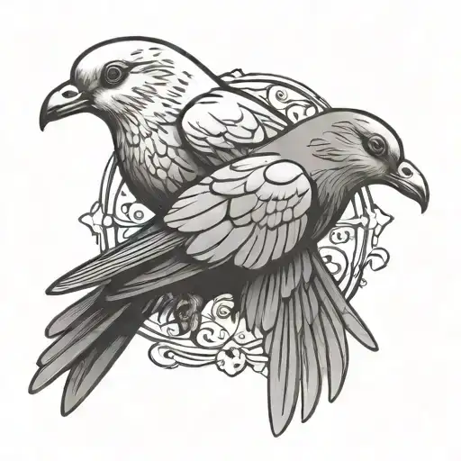Dove And Raven