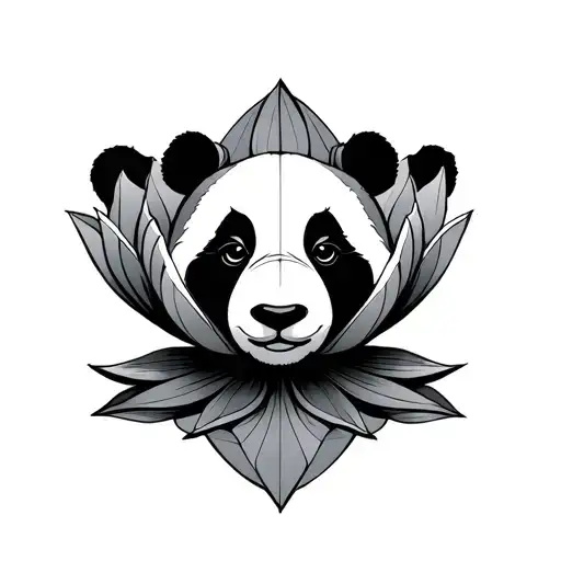 Panda Geo Lotus With Mandela