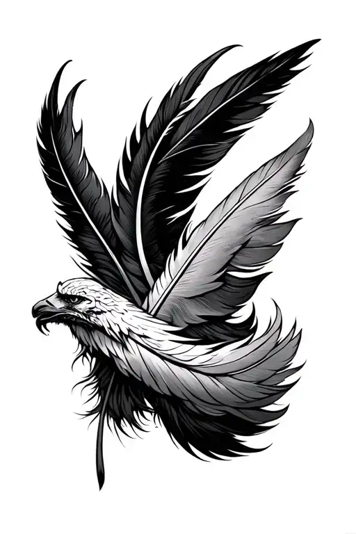 Greek Mythology Forearm Tatto Mixed With Feathers