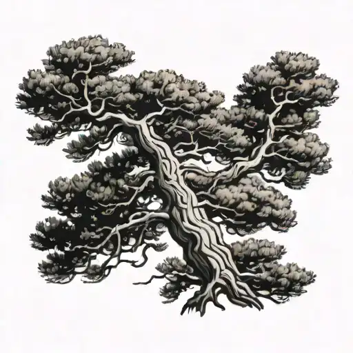 Detailed Pine Tree