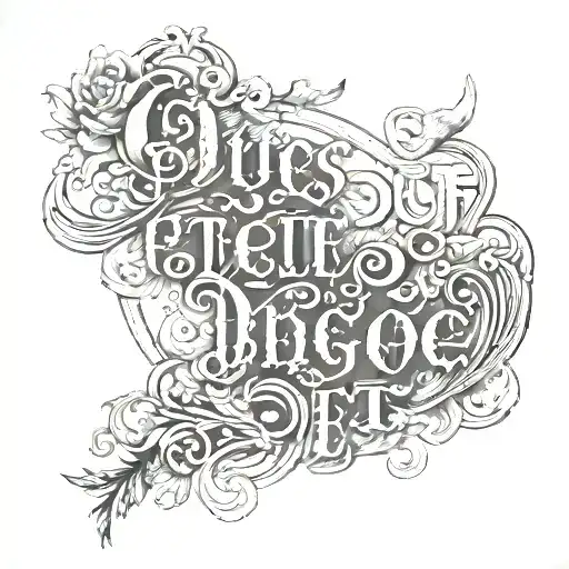 A Quote Of Dues Obique Est In The Back