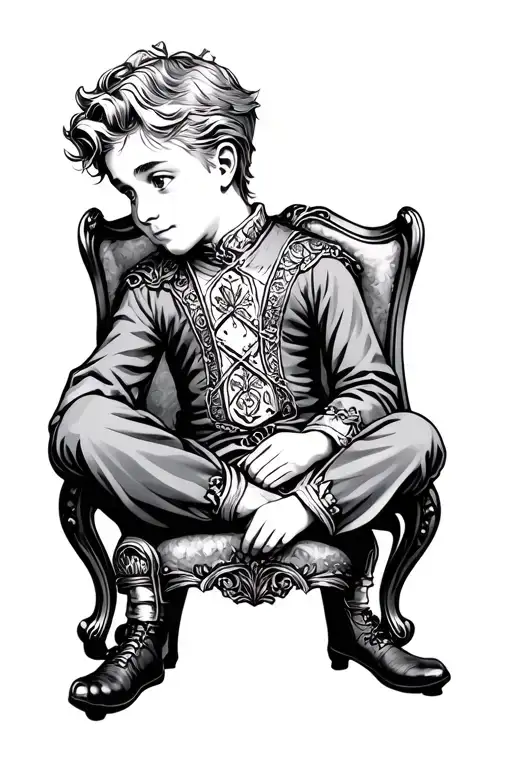 Little Prince Sitting