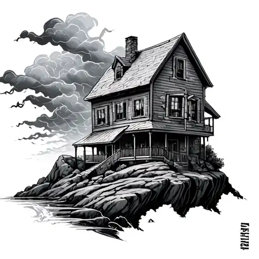 House On Rock Storm Wind