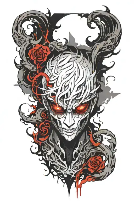 Cybersigilism Back Tokyo Ghoul Black And Red Color