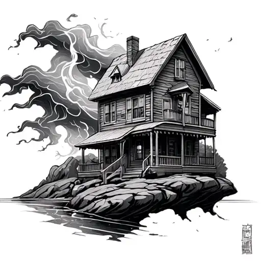 House On Rock Storm Wind