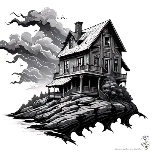 House On Rock Storm Wind