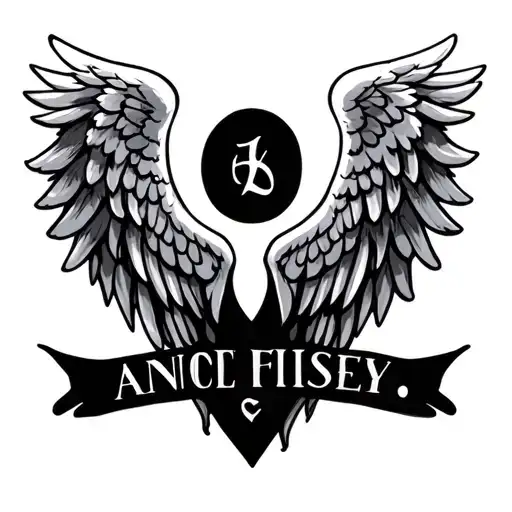 Angel Wings With Name