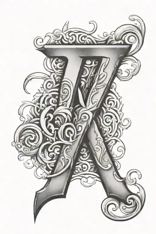 Letters A And W