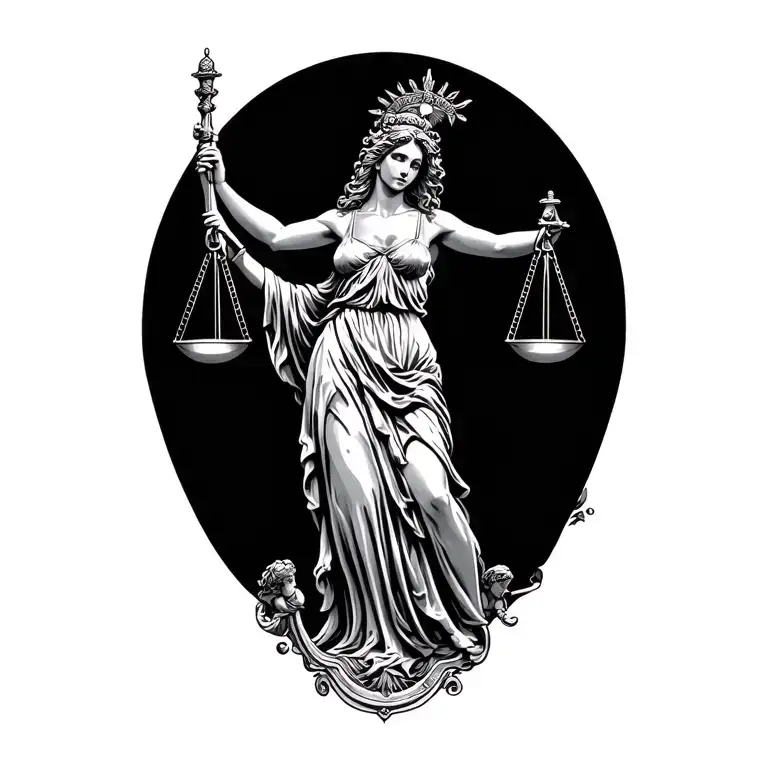 Lady Justice Wisdom Courage