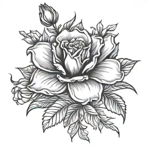 Carnation Flower Freesia Flower Honeysuckle Flower Black Boy Rose