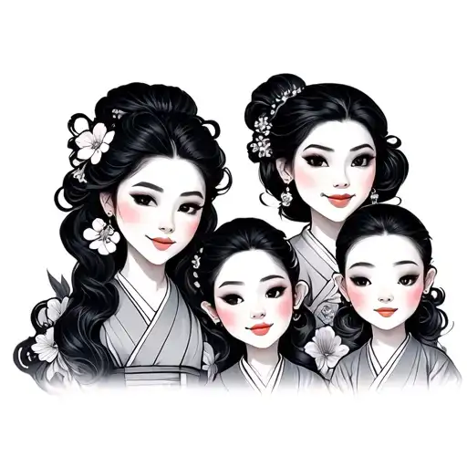 Japan Family Of 4