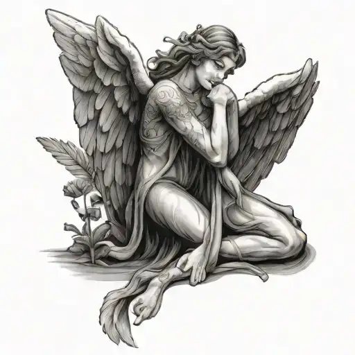 Angel Kneeling