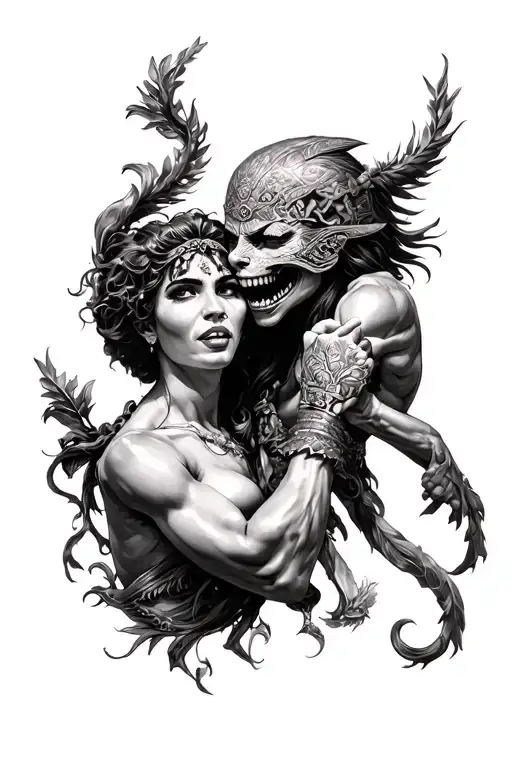 Greek And Mexican Fight Your Demons