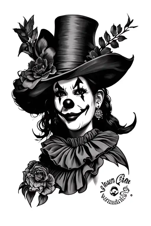 Clown Chicana Thigh