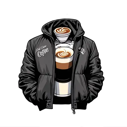 A Little Coffee Jacket Up A Little Bit Like It