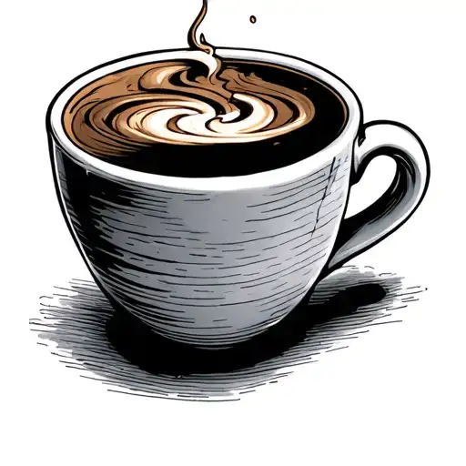 Little Cup With A Little Loudly Above