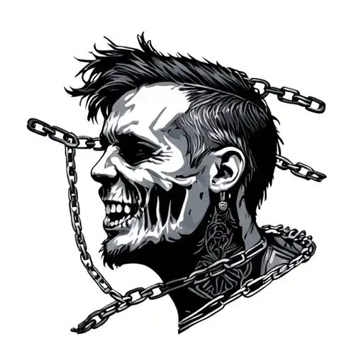Shinedown The Sound Of Madness Head With Chain