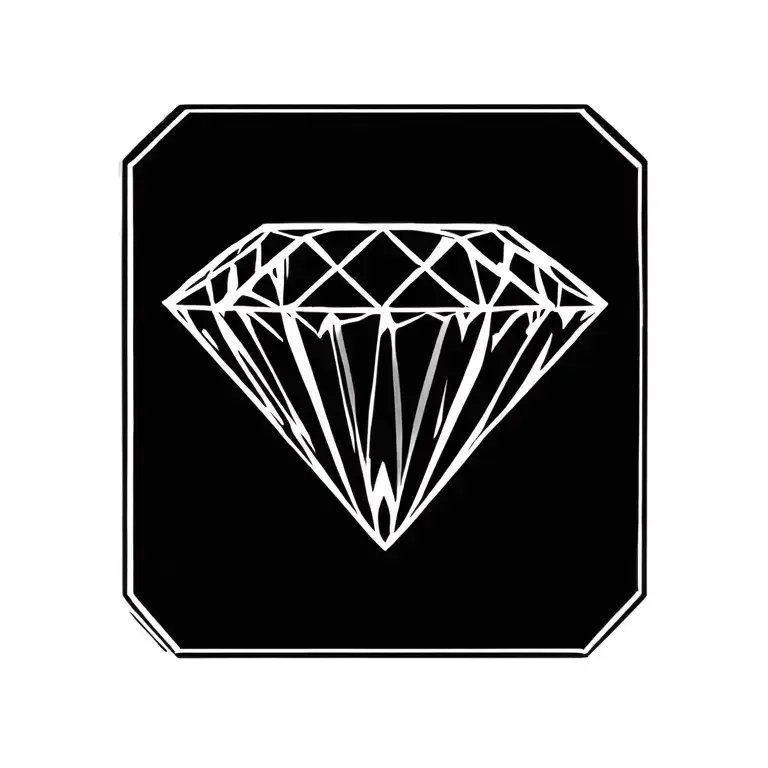 Diamond Outline With 224 Next To The Image