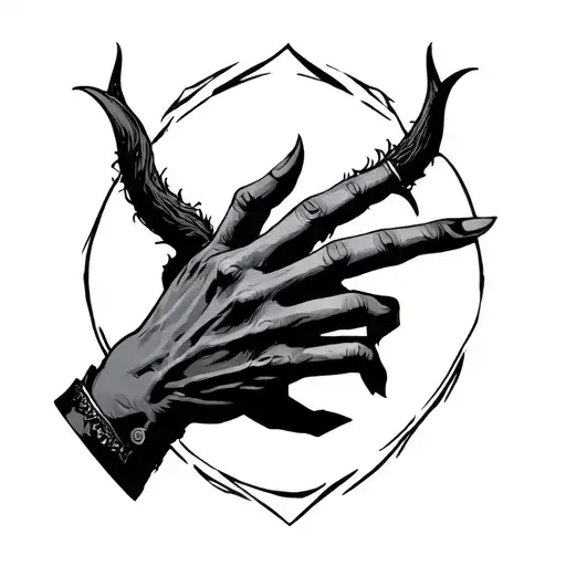 The Devils Hand On Shoulder