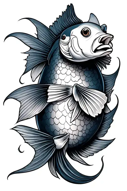 Coi Fish Mixed With Hunter X Hunter