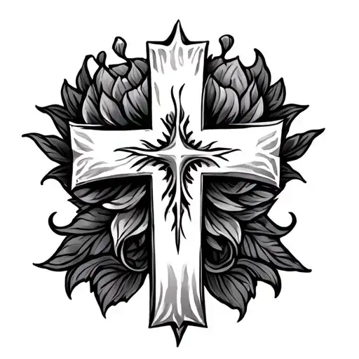 Cross And Tatoo
