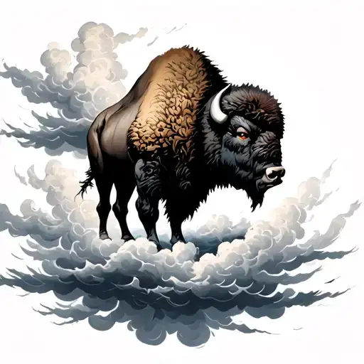 Bison Storm Cloud