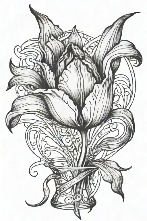 Glass Tulip